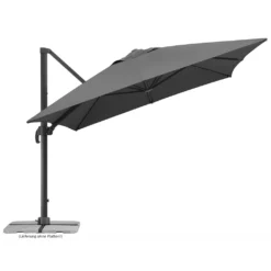Schneider Ampelschirm RHODOS GRANDE Ca. 400 X 300 Cm, Anthrazit, Lieferung Ohne Wegeplatten -Deutschland Garten Zier Verkaufs-Shop bad8a97aed54cd3cea8f1e89009a906c