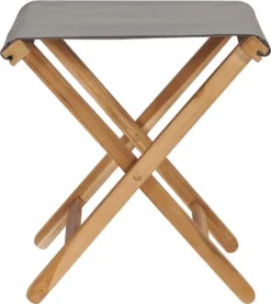 VidaXL Klappstühle 2 Stk. Teak Massivholz Und Stoff Dunkelgrau -Deutschland Garten Zier Verkaufs-Shop bb174b0136dfdb893eb0309697b4067d