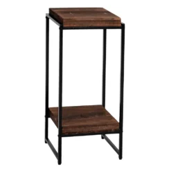 Blumentisch HWC-K71, Blumenregal Beistelltisch Pflanzregal, MDF Metall Dunkelbraun, 82cm -Deutschland Garten Zier Verkaufs-Shop bb1e2420ed88460cf68b906ca30a4d0e