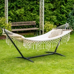 NABBI Hängematte Bura 200x100 Cm - Cremig -Deutschland Garten Zier Verkaufs-Shop bd246d0e19d137529cab5254d88133d4