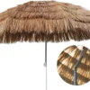 Hawaii Strandschirm Mit Knick-Gelenk - Ø 165 Cm - Sonnenschirm Gartenschirm Balkonschirm