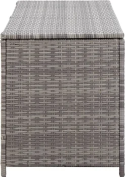 VidaXL Gartenbox Grau 150x50x60 Cm Poly Rattan -Deutschland Garten Zier Verkaufs-Shop beabab3f7b5cb8688a0f69fe3928fcf9