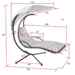 Tectake Hängeliege Maja - Pink -Deutschland Garten Zier Verkaufs-Shop bf2cd2abab89032ae849f028520ead27
