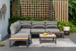 LifestyleGarden Junco Loungeecke Grau Set -Deutschland Garten Zier Verkaufs-Shop bfb47df9d6b4716a5a4d270f9136149e