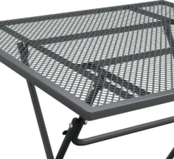 VidaXL Gartentisch 80x80x72 Cm Streckmetall Anthrazit -Deutschland Garten Zier Verkaufs-Shop c051b264c921111dd5953d2c24ebbbec