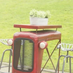 Esschert Design Traktortisch Rot; IH033 -Deutschland Garten Zier Verkaufs-Shop c0793c68bf9301e78466ffb561007f17