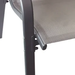 Wohaga 6er Set Stapelstuhl 'New York' Mit Textilenbespannung Anthrazit/Anthrazit -Deutschland Garten Zier Verkaufs-Shop c2270c2e504060d9d7eba5e2d48fae36