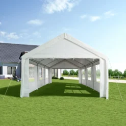 Tectake Garten Pavillon 6x4m Mit 4 Seitenteilen - Weiß -Deutschland Garten Zier Verkaufs-Shop c26b1681060266bff98d87c65fcc6dfa