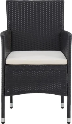 VidaXL Garten-Essstühle 2 Stk. Poly Rattan Schwarz -Deutschland Garten Zier Verkaufs-Shop c2f2c40a13f5b4ac2dfb858d45ac2cbc