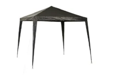 CHILLROI Steckpavillon Pavillon Partyzelt Gartenzelt 3x3m Grau Gartenzelt Gartenpavillon