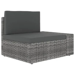 VidaXL 3-tlg. Garten-Lounge-Set Poly Rattan Grau -Deutschland Garten Zier Verkaufs-Shop c371fde74adb2f105762f338a432ea2c