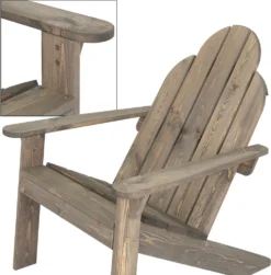 ProGarden Gartenstuhl Adirondack Holz -Deutschland Garten Zier Verkaufs-Shop c395370f754342b6bd496885161331b9