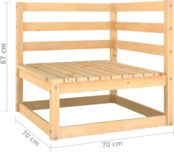 VidaXL 2-Sitzer-Gartensofa Kiefer Massivholz -Deutschland Garten Zier Verkaufs-Shop c41aca396765cab5b97bf7262f9b5358