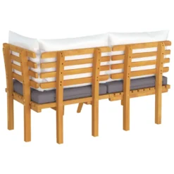 VidaXL 2-tlg. Garten-Lounge-Set Mit Kissen Massivholz Akazie -Deutschland Garten Zier Verkaufs-Shop c49f6a28cb97ec3068a0afd92f435143