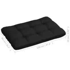 VidaXL Palettensofa-Auflagen 7 Stk. Schwarz -Deutschland Garten Zier Verkaufs-Shop c4b81db2f8f2ef98a027448914e328b1
