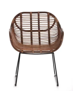 Rattanstuhl VENUS Rattan-Stühle Korb-Stuhl Korb-Sessel - Braun - Retro 50er Lounge Loft Esszimmer Garten Küche Bistro Balkon Terrasse Mit Armlehne -Deutschland Garten Zier Verkaufs-Shop c50a2d6ae3ea642cdbeb638e112d5812