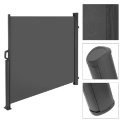 Koopman Windschutz Für Terrasse - 3x1,4 M - Anthrazit - Einziehbar -Deutschland Garten Zier Verkaufs-Shop c51a04e2eb895b9dbbf70e74c998ac34