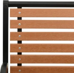 VidaXL Gartenbank 125 Cm Stahl Und WPC Schwarz Und Braun -Deutschland Garten Zier Verkaufs-Shop c6b21b35960c2afd11bbf52fbaf35e33