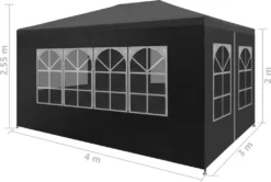 VidaXL Partyzelt 3x4 M Anthrazit 15 VidaXL Partyzelt 3x4 M Anthrazit -Deutschland Garten Zier Verkaufs-Shop c6e1e0d53d2550152c0a23852dc89379