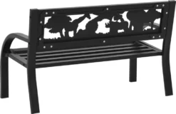 VidaXL Kinder-Gartenbank 86 Cm Stahl -Deutschland Garten Zier Verkaufs-Shop c822d52bc72190310da35c55040da0d0