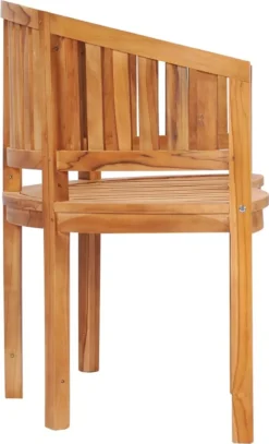 VidaXL Bananenbank 120 Cm Massivholz Teak -Deutschland Garten Zier Verkaufs-Shop c9a00289cd1d7a54afb952af0aed7106