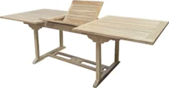 Garden Pleasure Gartentisch Tisch SOLO Ausziehtisch Garten Balkontisch Holztisch