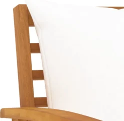 VidaXL Gartenstühle 2 Stk. Mit Creme-Kissen Akazie Massivholz -Deutschland Garten Zier Verkaufs-Shop ca493c9e6e5d342dd2c1edd4b09694ca