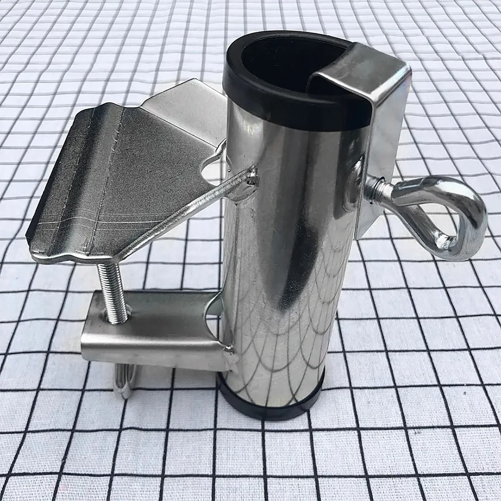 Hikeren Sonnenschirmhalter Klemme, Metall Balkonschirmhalter Schirmständer Für Balkon, Terrasse Oder Tischzaun Sonnenschirmklemme 7 Hikeren Sonnenschirmhalter Klemme, Metall Balkonschirmhalter Schirmständer Für Balkon, Terrasse Oder Tischzaun Sonnenschirmklemme – Bild 7