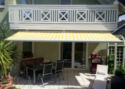 Elektrische Kassettenmarkise H122, Markise Vollkassette 4x3m Polyester Anthrazit, Rahmen Anthrazit -Deutschland Garten Zier Verkaufs-Shop caf0adcb0766f388bf9587c765b17fa1 1