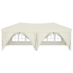 VidaXL Partyzelt Faltbar Mit Seitenwänden Creme 3x6 M -Deutschland Garten Zier Verkaufs-Shop cbb12f505ec300b745b8781bb164254c