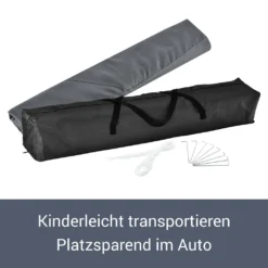 Juskys Faltpavillon Vivara 3x3 M – Pop-up Pavillon Höhenverstellbar, UV50+ & Wasserabweisend – Gartenzelt Mit Tasche – Partyzelt Für Garten Grau -Deutschland Garten Zier Verkaufs-Shop cbc0be4bb96efe120d1e4bb333178d92