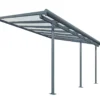 Palram - Canopia Terrassenüberdachung Sierra Grau 299x555x305 Cm