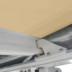 HOME DELUXE - LED Vollkassettenmarkise ELOS 395 X 300 Cm Sandfarben Garten Markisen LED -Deutschland Garten Zier Verkaufs-Shop ccf661761580d0e4ec234fe8685fe07b