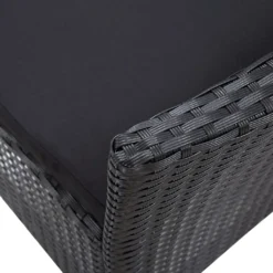 VidaXL Gartenstühle 2 Stk. Schwarz Poly Rattan -Deutschland Garten Zier Verkaufs-Shop cd1d7f79f8443ab409316702b3d13cf9