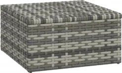 VidaXL 3-tlg. Garten-Lounge-Set Mit Kissen Grau Poly Rattan -Deutschland Garten Zier Verkaufs-Shop d02bdbb54e16792f7142f10a6d020518