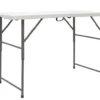 Garten Klapptisch - 120 X 60 Cm Höhenverstellbar - Camping Gartentisch Klappbar