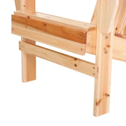 Outsunny Gartenstuhl Mit Becherhalter, Gartenliege, Balkonstuhl, Massivholz Natur 97 X 72,5 X 93 Cm -Deutschland Garten Zier Verkaufs-Shop d0db150bd6198c0c3583c97873a71b3e