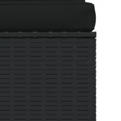 VidaXL 4-Sitzer-Sofa Mit Kissen Schwarz Poly Rattan -Deutschland Garten Zier Verkaufs-Shop d2093ff696b458e24cf56a32a460296f