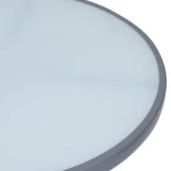 VidaXL Gartentisch Hellgrau 80 Cm Stahl Und Glas -Deutschland Garten Zier Verkaufs-Shop d285cd34e0d91a5ddb17580d2e5a3660
