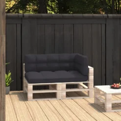 VidaXL Palettensofa-Auflagen 3 Stk. Anthrazit