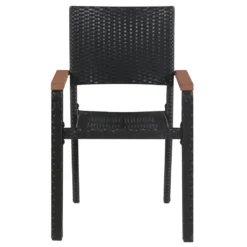 VidaXL Gartenstühle 2 Stk. Poly-Rattan Schwarz -Deutschland Garten Zier Verkaufs-Shop d366444d1b1099b57166da52f88e154e