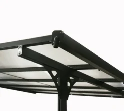 Westmann Aluminium Terassenüberdachung Mit Doppelstegplatten "Bruce" Schwarz 556 X 300 X 225-270 Cm (L X B X H) -Deutschland Garten Zier Verkaufs-Shop d40bc05cae3ea72321aaf281321b7414