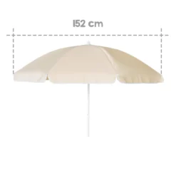Roba Sonnenschirm-Set, Sonnenschirm Mit Metallgestell In Beige, Befestigungsleiste Grau Lasiert -Deutschland Garten Zier Verkaufs-Shop d4c67e064cb87081d1091b957b44544c