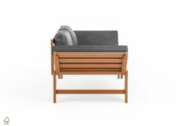 Perfecthomeshop Massives Gartenbankset Aus Holz 2 Stück - Leicht Verstellbare Gartenlounge Mit Kissen Und Polsterung - Ideal Als Gartensofa Oder Gartenliege Für Die Terasse Oder Balkon -Deutschland Garten Zier Verkaufs-Shop d4f84559b6d7ffa6e24f90d34dc89663