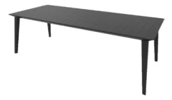 ALLIBERT GARDEN Lima Tisch 240cm 6-10 Personen Mit Verlängerung - Graphit -Deutschland Garten Zier Verkaufs-Shop d72b313e58d68539b5b7e9feedb595e9