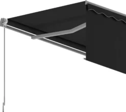 VidaXL Gelenkarmmarkise Einziehbar Mit Jalousie 3,5x2,5 M Anthrazit -Deutschland Garten Zier Verkaufs-Shop d7cc0dc3546c044e04fd7f1cf92604ed