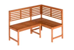 Merxx Gartenbank Eukalyptus Natur 140 Cm X 100 Cm X 90 Cm