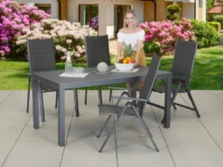 Primaster Gartentisch Fano 160/210 X 90 X 74 Cm, Rechteckig, Anthrazit -Deutschland Garten Zier Verkaufs-Shop d8aacc36042a82dacd695297ecd80f40