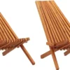 VidaXL Garten-Liegestühle 2 Stk. Massivholz Akazie