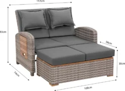 Greemotion Bahia Tobago, Ca. 117 X 93 X 74 Cm -Deutschland Garten Zier Verkaufs-Shop da1ed74242cb0d974c54a2904f169b8a